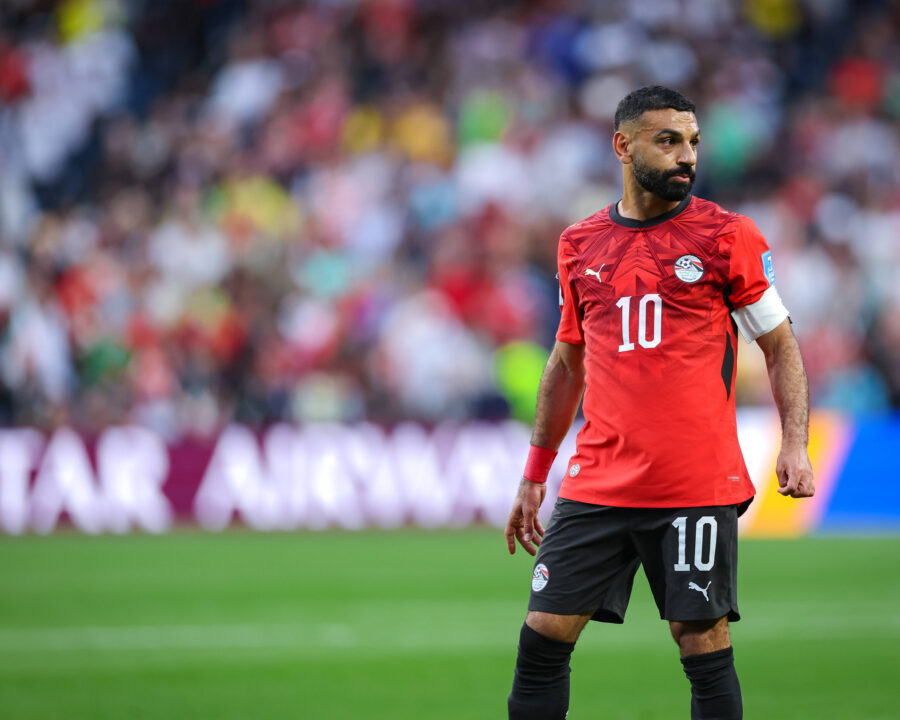Salah con la maglia dell'Egitto