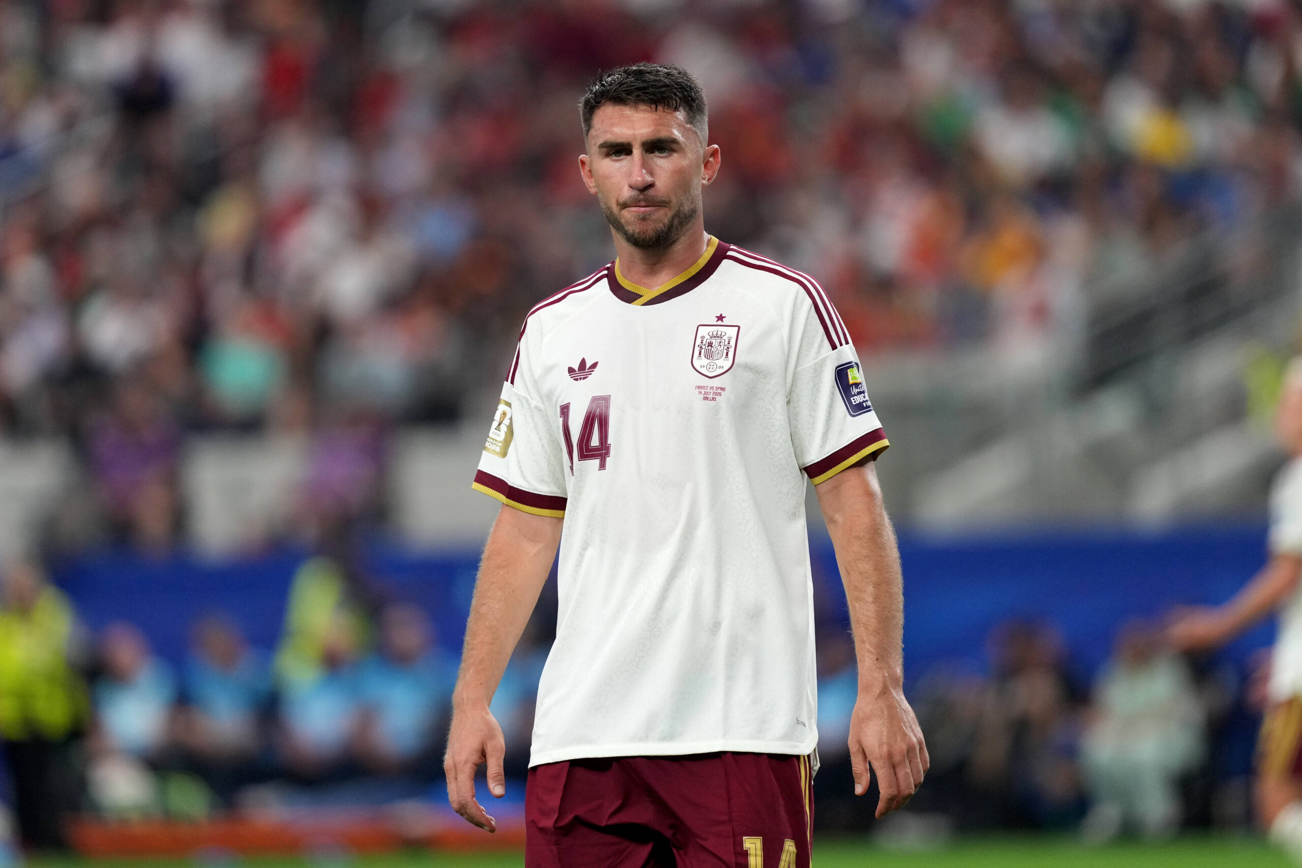 Laporte durante Francia-Spagna