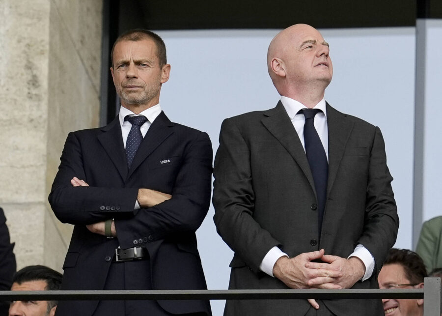 Ceferin e Infantino
