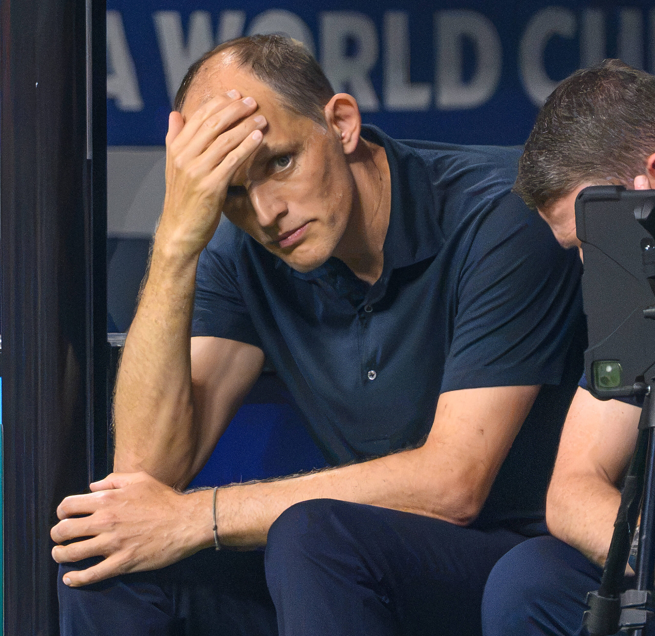 Tuchel si dispera durante Inghilterra-Argentina