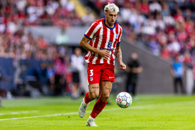 Matteo ruggeri con l'Atletico Madrid