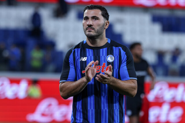 Kolasinac durante Atalanta-Apoel Tel Aviv