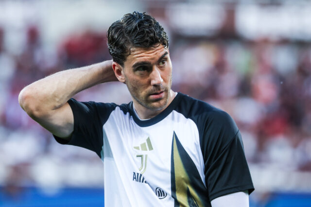 Dusan Vlahovic attaccante della Juventus