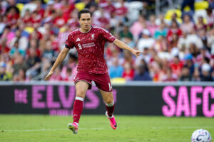 Federico Chiesa durante un'amichevole