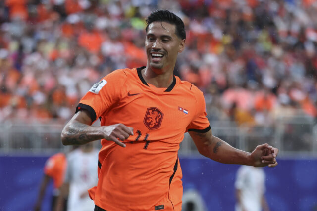 Reijnders con la maglia dell'Olanda