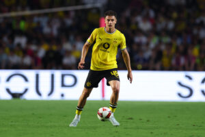 Luca Reggiani con il Dortmund