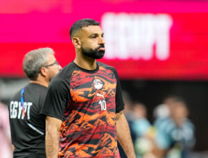 Salah durante i mondiali con l'Egitto