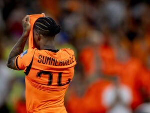Summerville con la maglia dell'Olanda