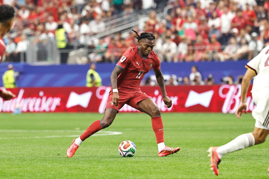 Rafael Leao (POR), JULY 6, 2026 - Football Soccer : FIFA World Cup, WM, Weltmeisterschaft, Fussball 2026 round of 16 match between Portugal - Spain at the Dallas Stadium in Arlington, United States. Noxthirdxpartyxsales PUBLICATIONxNOTxINxJPN aflo_337176872 MutsuxKawamorix