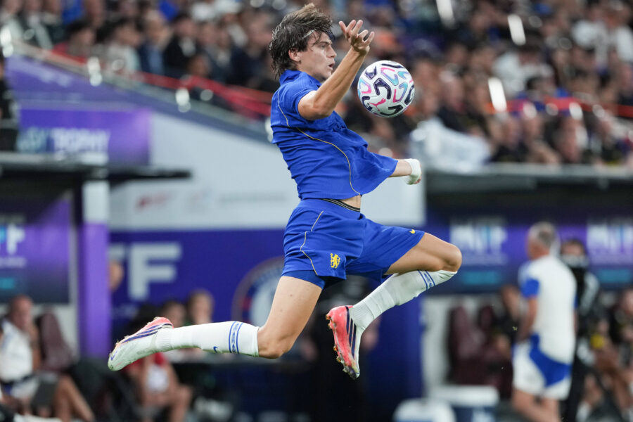 Marco Palestra con il Chelsea