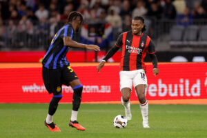 Rafa Leao in amichevole contro l'Inter