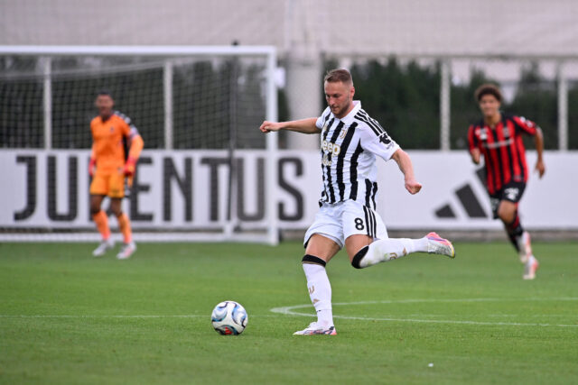 Koopmeiners in azione con la Juventus