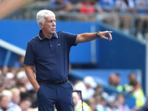 Gasperini durante Brighton-Roma