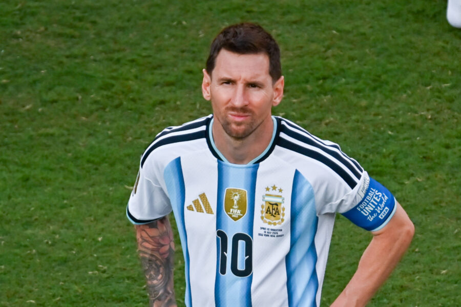 Messi durante la finale di Coppa del Mondo