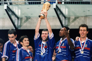 La Francia con la Coppa del Mondo 1998
