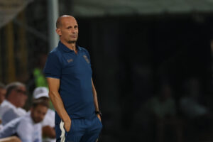SSC Napoli v Aris FC - Pre-Season Friendly Massimiliano Allegri, coach of Napoli, during a preseason friendly soccer match between SSC Napoli and Aris FC at Stadio Patini in Castel di Sangro, Italy, on August 12, 2025. Castel di Sangro Abruzzo Italy PUBLICATIONxNOTxINxFRA Copyright: xCiroxDexLucax originalFilename:deluca-sscnapol260812_npRzc.jpg