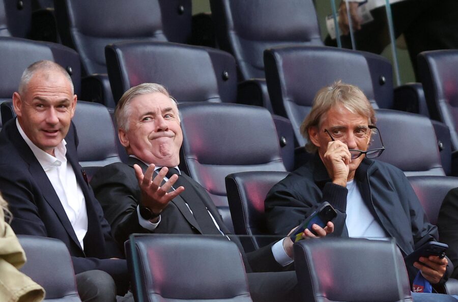 Carlo Ancelotti e Roberto Mancini