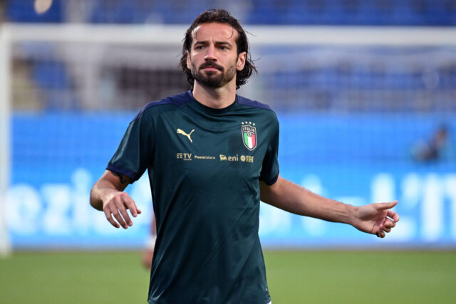 gian marco ferrari con la maglia dell'italia