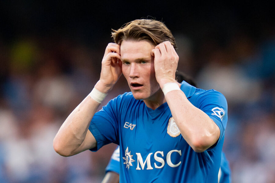 Ccott McTominay centrocampista del Napoli