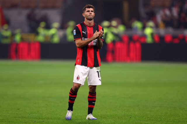 AC Milan -Bologna FC Christian Pulisic of Ac Milan looks dejected at the end of the Serie A match beetween AC Milan and Bologna FC at Stadio Giuseppe Meazza on October 28 2026 in Milano, Italy . Milano Stadio Giuseppe Meazza Italy Copyright: xMarcoxCanonierox