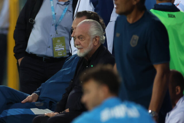 De Laurentiis incontra Aponte per lo stadio del Napoli