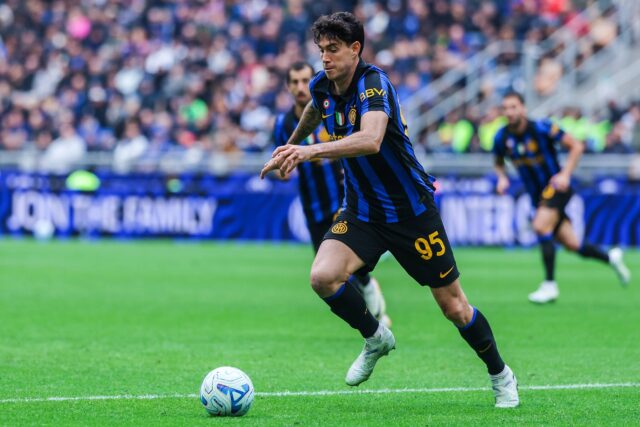 Bastoni durante Inter-Fiorentina
