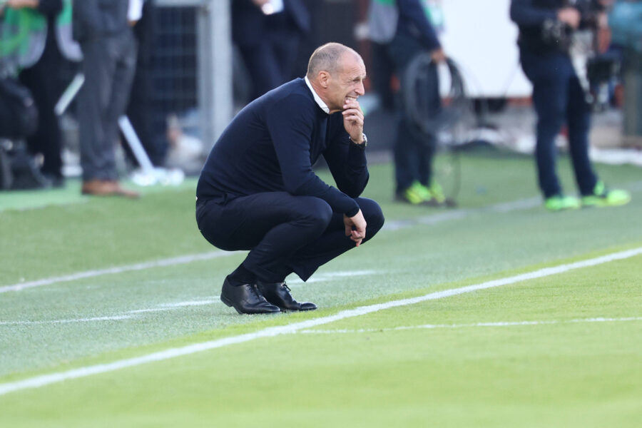 Allegri durante Venezia-Napoli