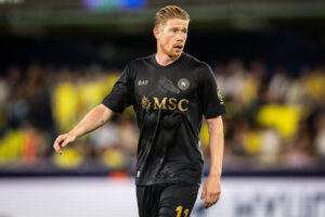 De Bruyne in Champions League con il Napoli