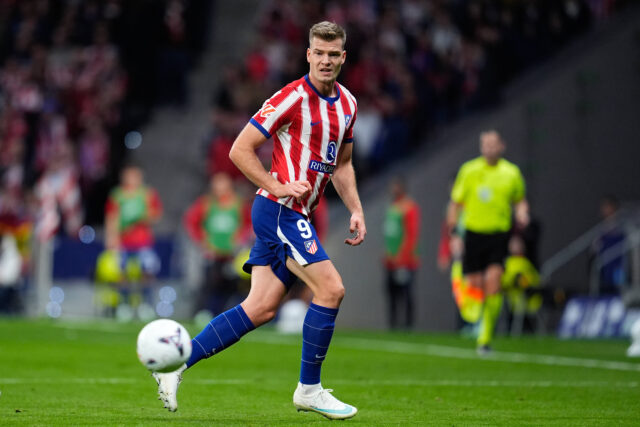 Sorloth ina zione con l'Atletico Madrid