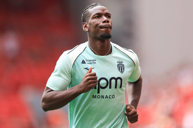 Paul Pogba con il Monaco