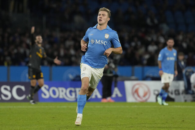 Hojlund giocatore del Napoli
