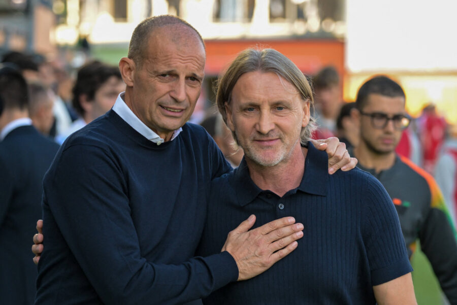 Allegri e Davide Nicola