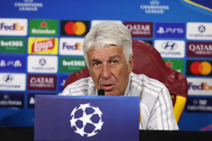 Gian Piero Gasperini in conferenza stampa