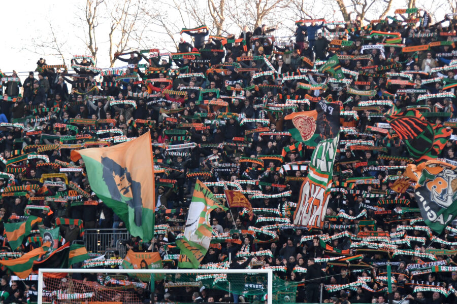 Tifosi del Venezia al Penzo