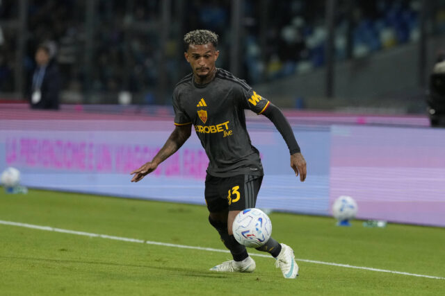 Wesley in azione in Napoli-Roma